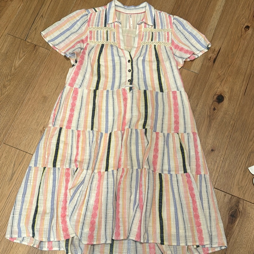 Anthropologie Multicolor Striped Dress